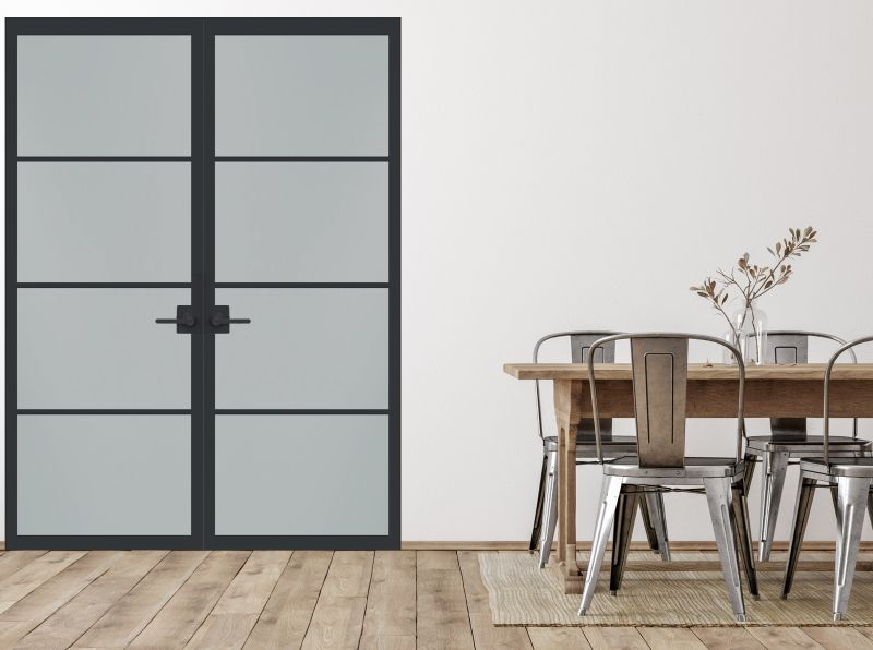 Modern Cottage Interior Double Door Slabs | Rustica